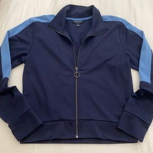 Topshop sport jacket blue size 4